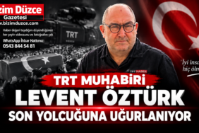 Düzce basın camiasının tanınan ve sevilen isimlerinden Recep Levent Öztürk, bugün Gümüşova ilçesine bağlı Yeşilyayla köyünde son yolculuğuna uğurlanacak. Merhum gazetecinin vefatı, ailesini, meslektaşlarını ve sevenlerini yasa boğdu.