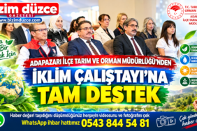 ADAPAZARI İLÇE TARIM VE ORMAN MÜDÜRLÜĞÜ’NDEN İKLİM ÇALIŞTAYI’NA TAM DESTEK