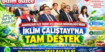 ADAPAZARI İLÇE TARIM VE ORMAN MÜDÜRLÜĞÜ’NDEN İKLİM ÇALIŞTAYI’NA TAM DESTEK