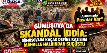 Gümüşova’da Definecilere Mahalleliden Suçüstü Skandal İddia: