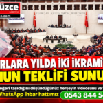 MEMURLARA YILDA İKİ İKRAMİYE İÇİN KANUN TEKLİFİ SUNULDU
