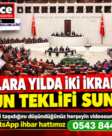 MEMURLARA YILDA İKİ İKRAMİYE İÇİN KANUN TEKLİFİ SUNULDU